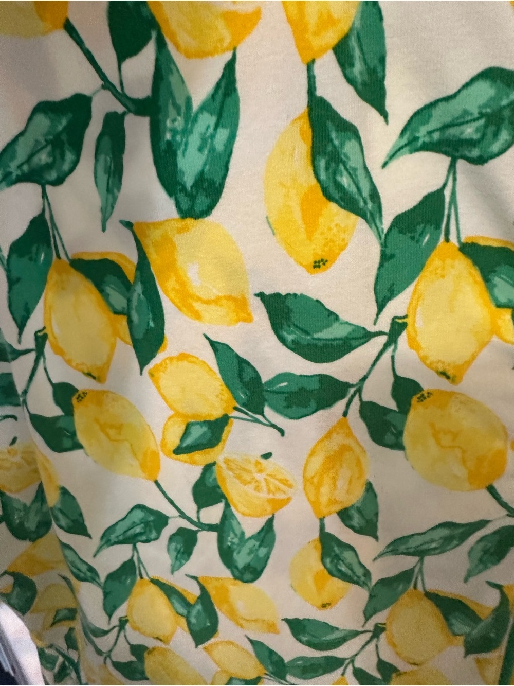 Duffield Lane Lemon Print Tiered Dress - Yellow & Green - Picture 12 of 16